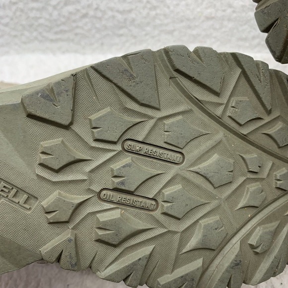 Merrell Tactical Boots‎ Mens 10 W Military Workwear Non Slip Army Green Coyote - Picture 9 of 11